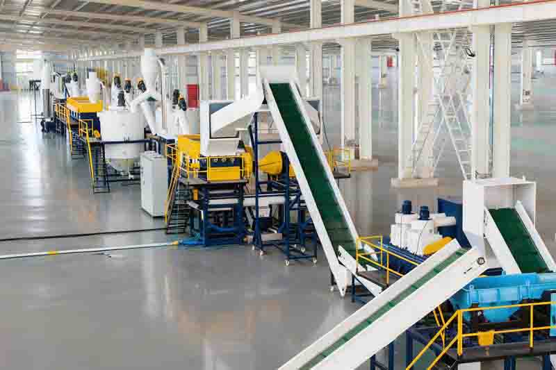 South America 1000 kg/h PET bottles washing line