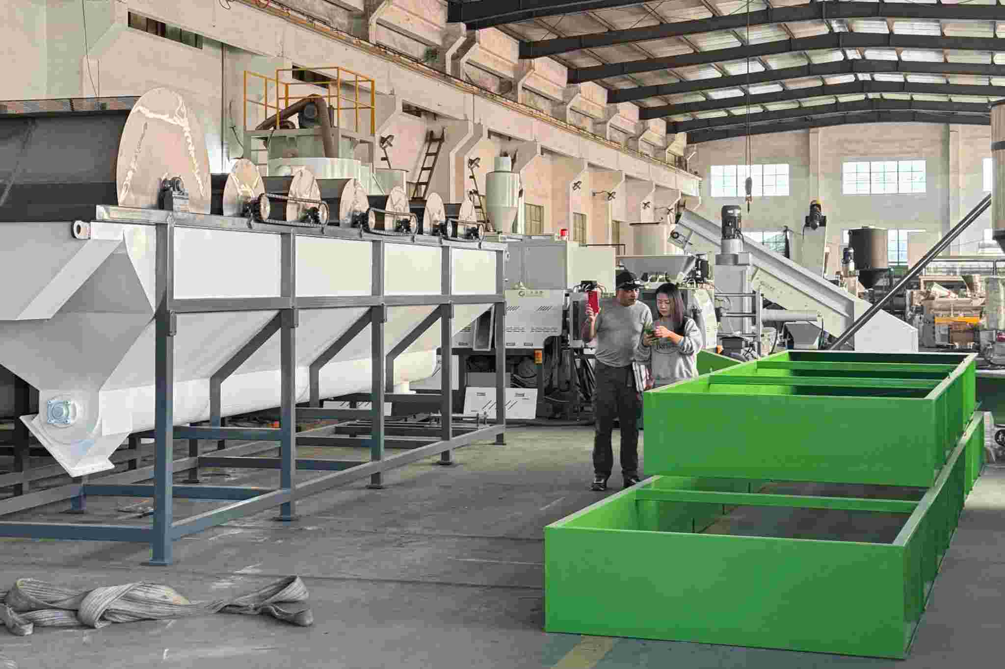 Europe 2000 kg/h PET bottles washing line